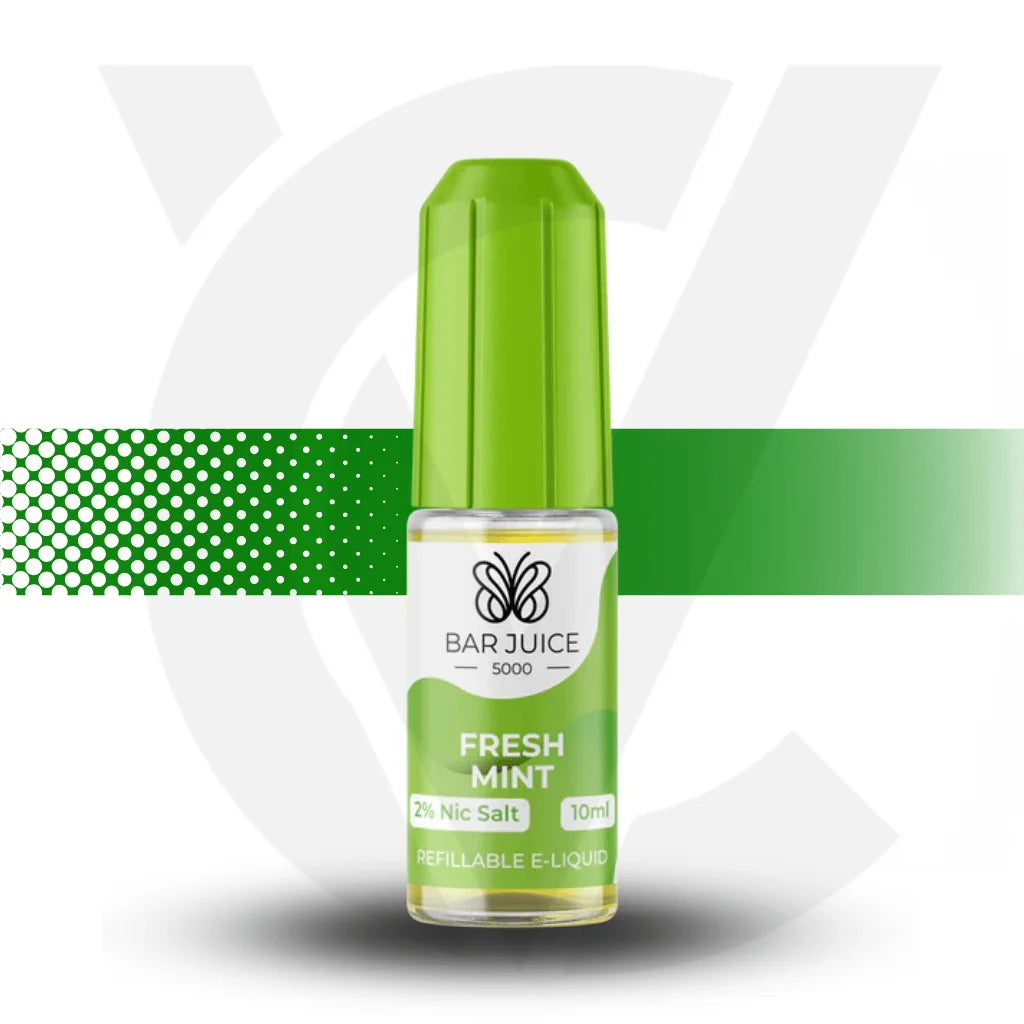 Bar Juice Nic Salt 10MG 10ml - Fresh Mint - Cloud Vapez UK