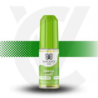 Bar Juice Nic Salt 10MG 10ml - Fresh Mint - Cloud Vapez UK