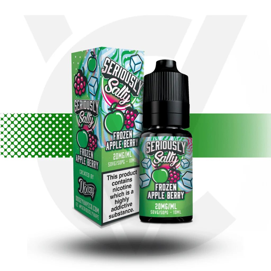 Frozen Apple Berry Doozy Seriously Salt Nic Salt in 10mg in a 10ml bottle - Cloud Vapez UK