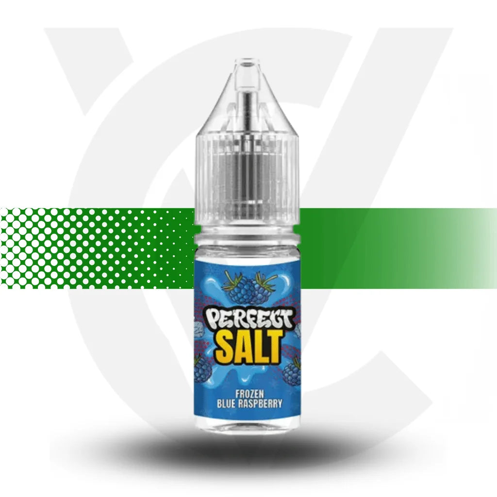 Perfect Salt Nicotine Salt 10ml 10MG - Frozen Blue Raspberry - Cloud Vapez UK