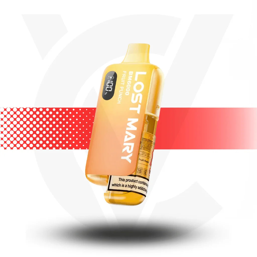 Lost Mary BM6000 Disposable Rechargeable Vape Kit  - Fruit Punch - Cloud Vapez UK