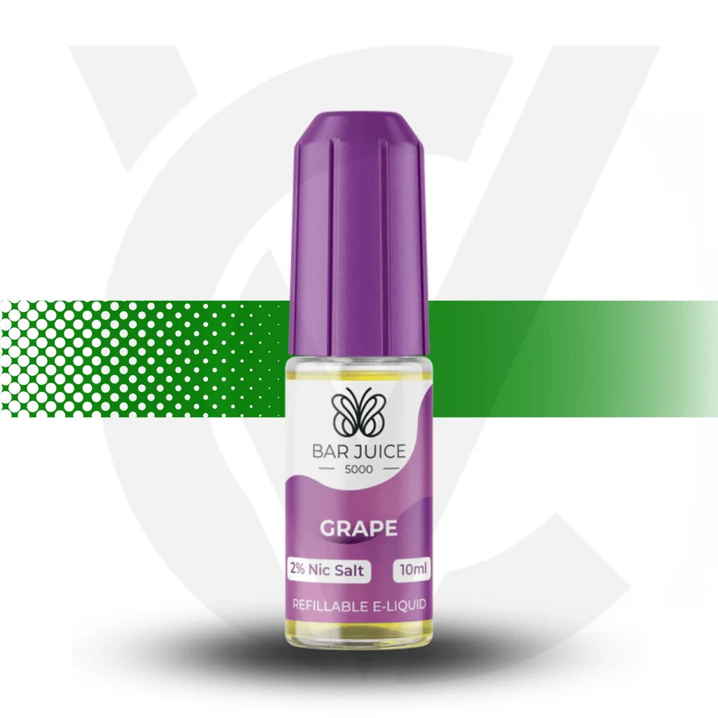 Bar Juice Nic Salt 10MG 10ml - Grape - Cloud Vapez UK