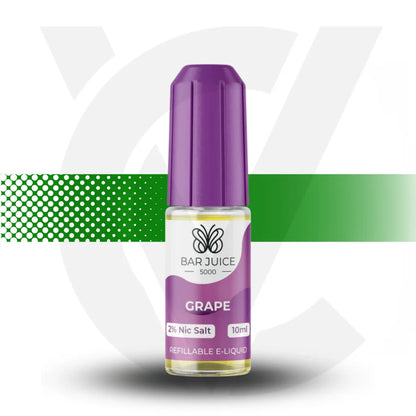 Bar Juice Nic Salt 10MG 10ml - Grape - Cloud Vapez UK