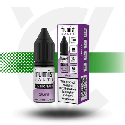 Frumist Nic Salt E-Liquid 10ml 10MG - Grape - Cloud Vapez UK