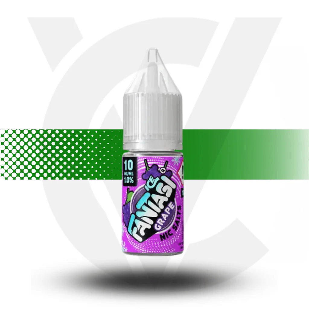 Fantasi Nicotine Salts E-Liquid 10ml 10MG - Grape Ice - Cloud Vapez UK