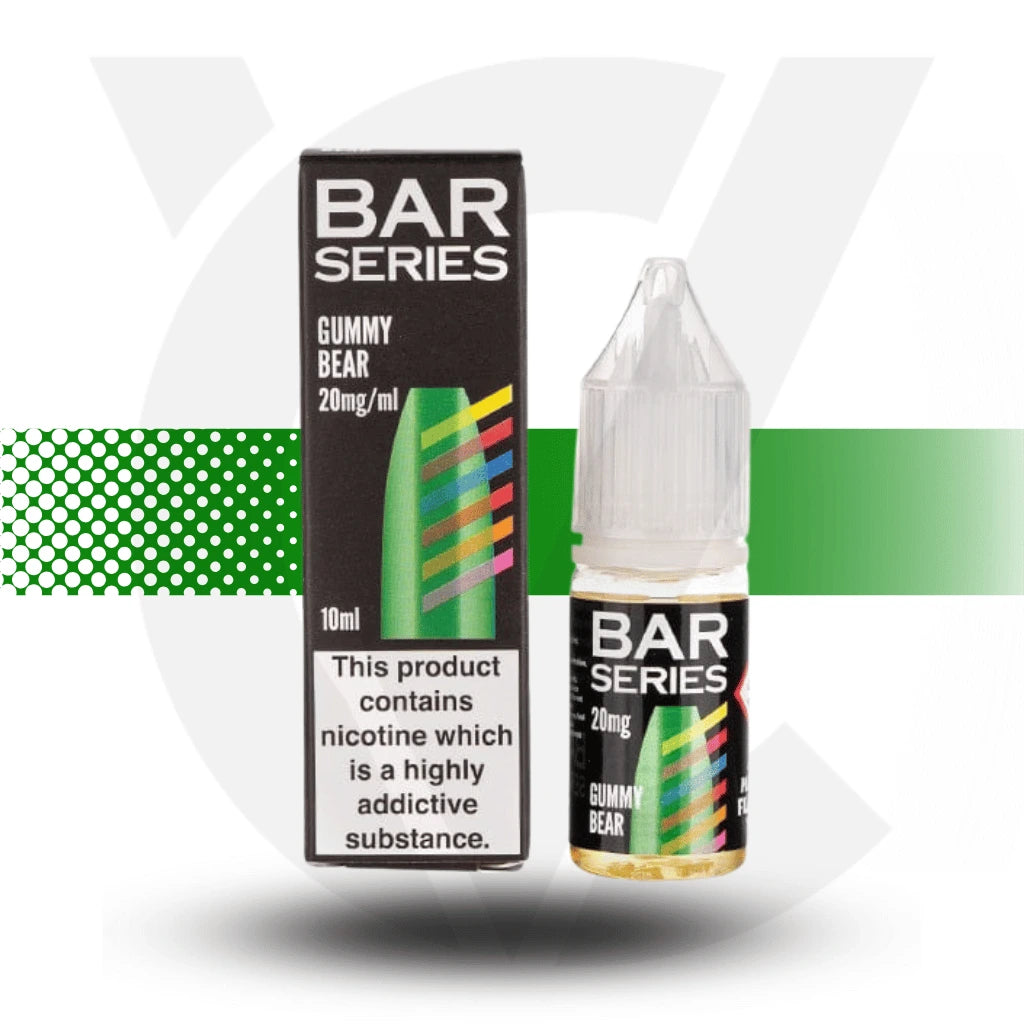 Bar Series Gummy Bear 10mg Nic Salt in a 10ml bottle - Cloud Vapez UK