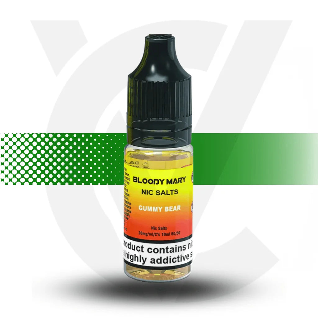 Bloody Mary Nic Salt E-Liquid 10MG 10ml - Gummy Bear - Cloud Vapez UK