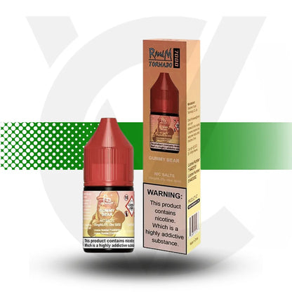 R and M Nicotine Salts E-Liquid 10ml 10MG - Gummy Bear - Cloud Vapez UK