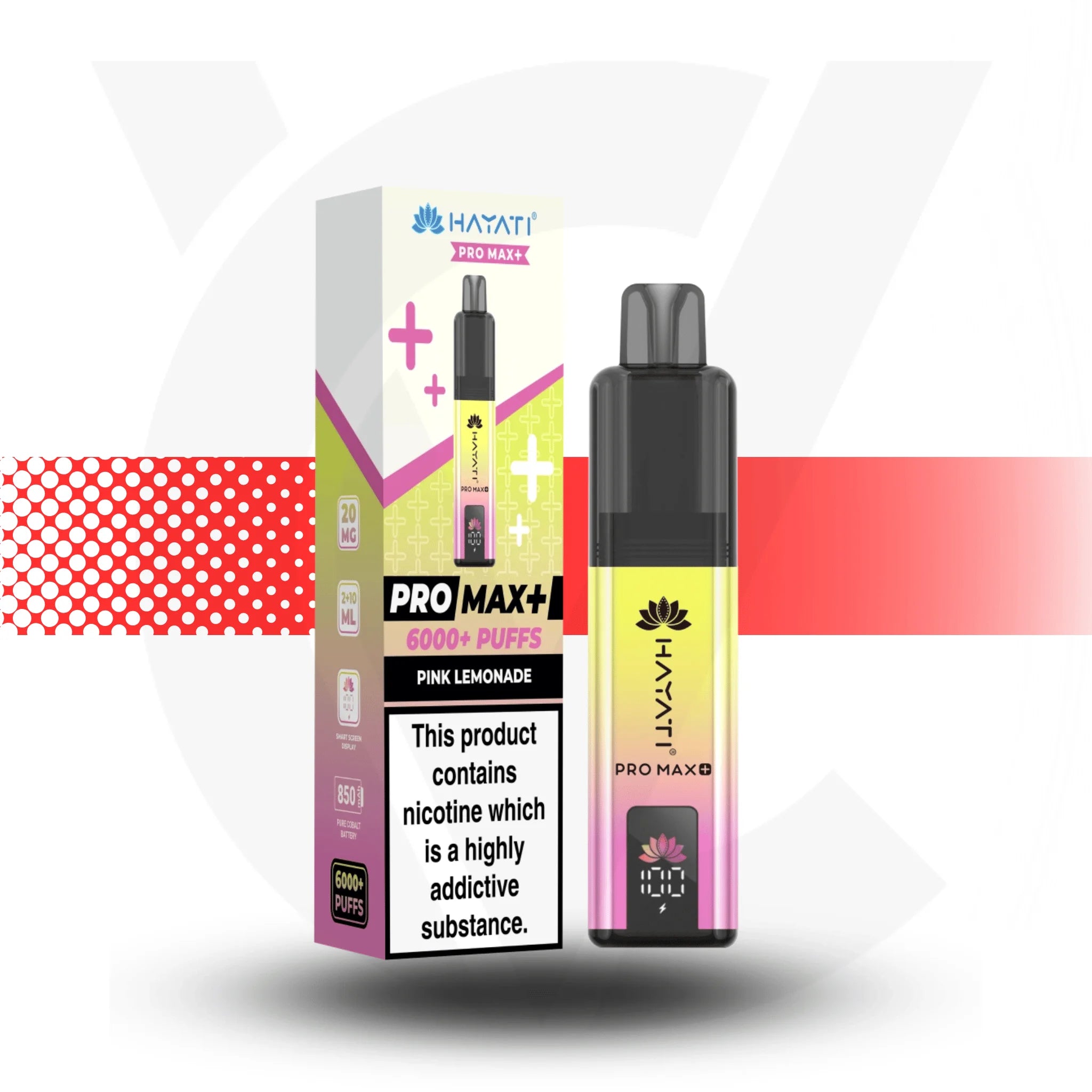 Hayati Pro Max Plus 6000 Puffs Pink Lemonade
