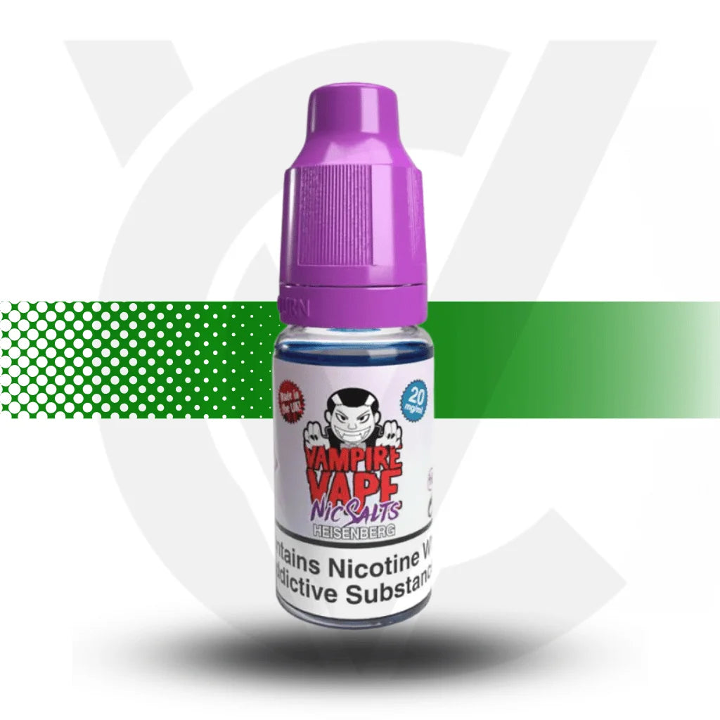 Vampire Vape Nicotine Salt E-Liquid 10ml 20MG - Heisenberg - Cloud Vapez UK