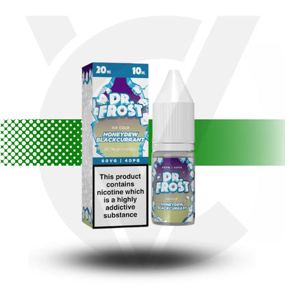 Dr Frost Nic Salt E-Liquid 10MG 10ml - Honeydew Blackcurrant Ice - Cloud Vapez UK