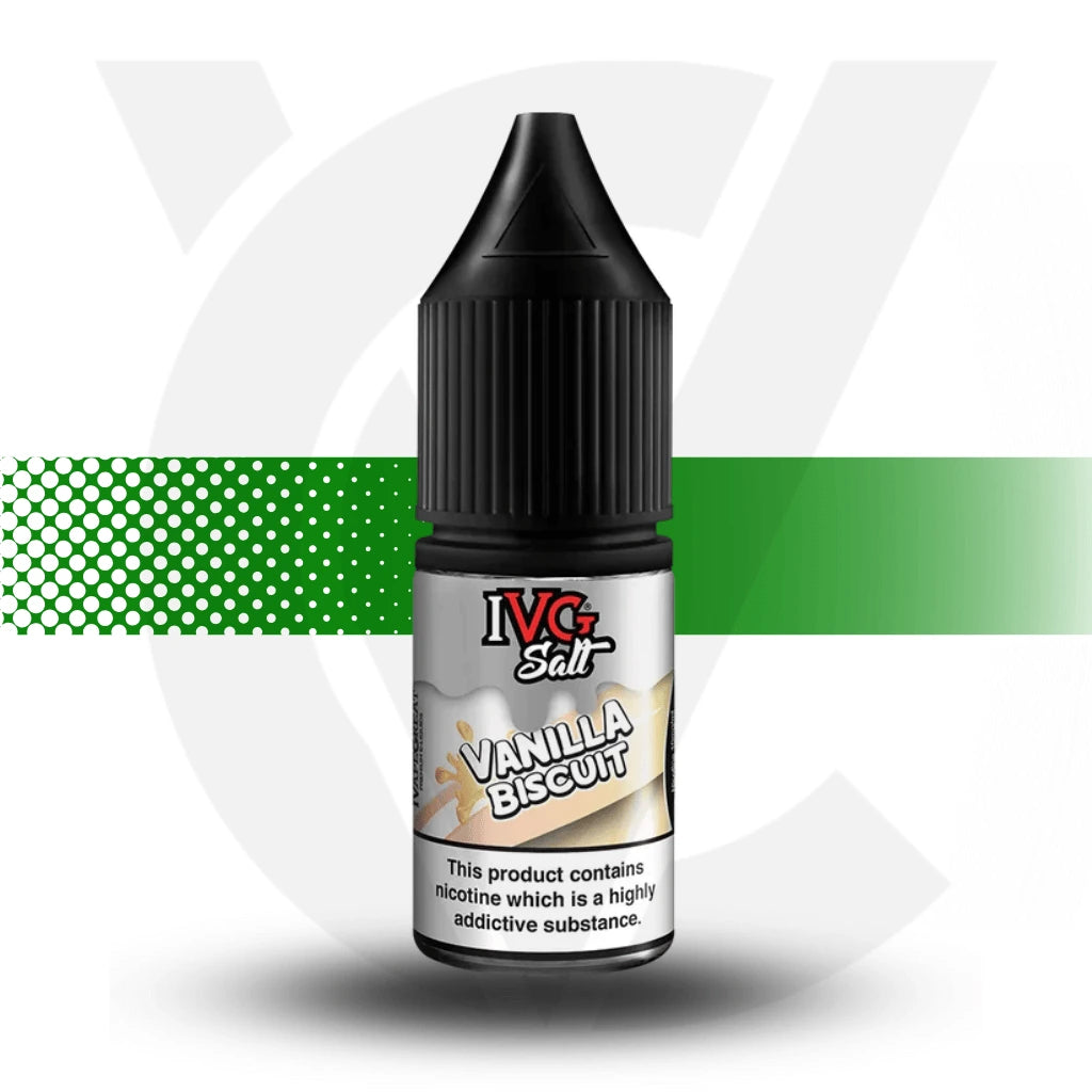 IVG Salt - Vanilla Biscuit - 10MG Nic Salt 10ml - Cloud Vapez UK