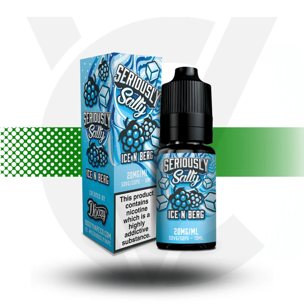 Ice N Berg Doozy Seriously Salty Nic Salt in 20mg in a 10ml Bottle - Cloud Vapez UK