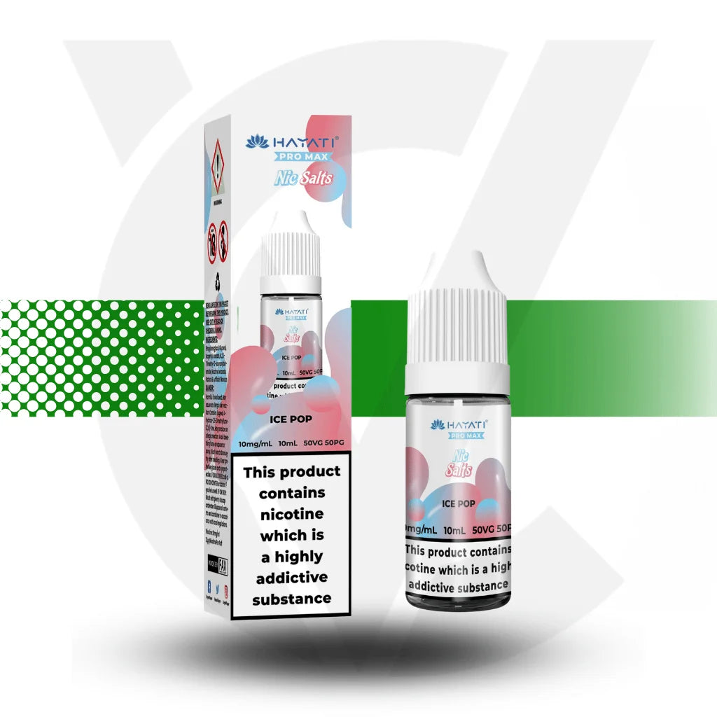 Hayati Pro Max Nic Salts E-Liquid 10ml 10MG - Ice Pop - Cloud Vapez UK 