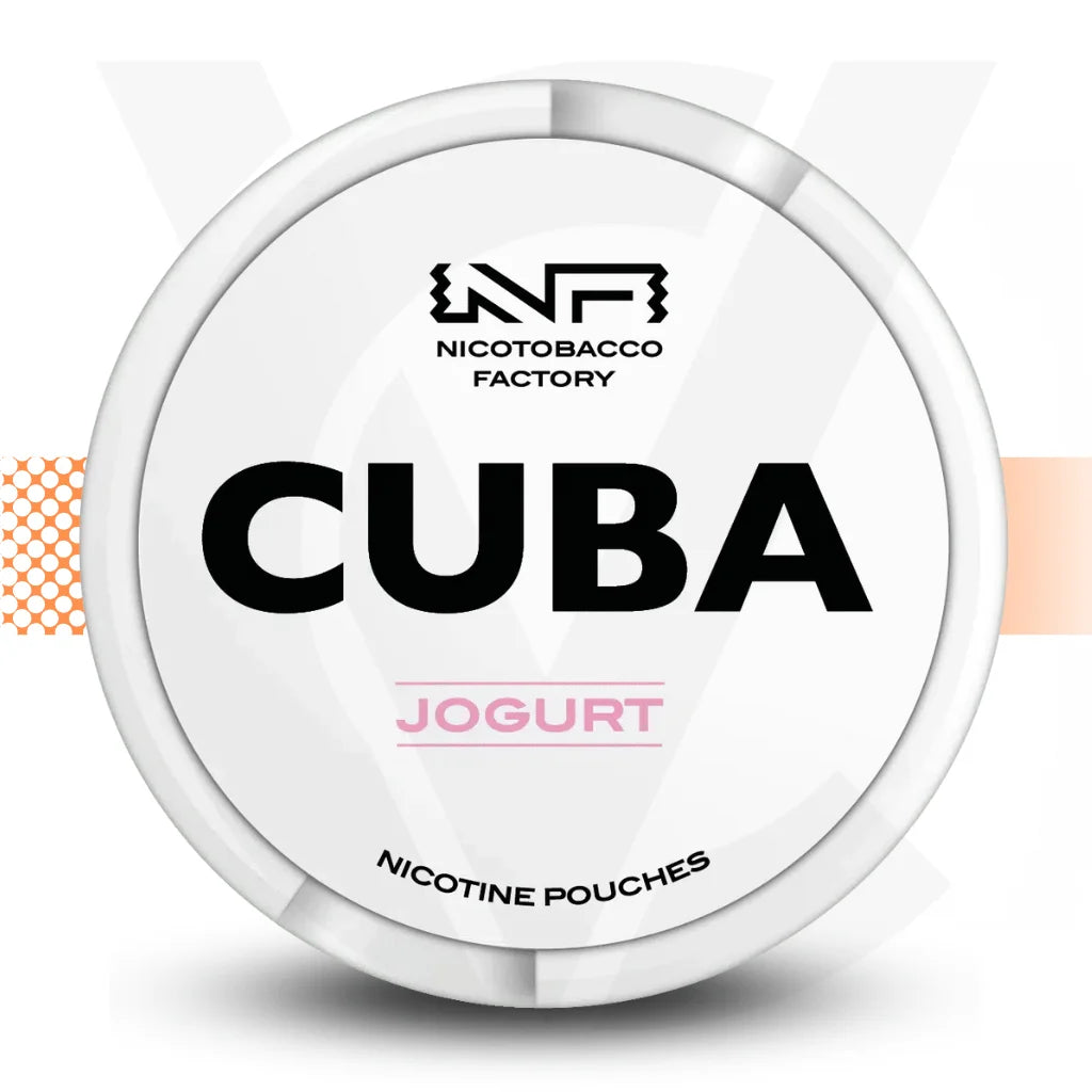 Cuba White 25mg Nicotine Pouches Snus No Tobacco Nicopods - Jogurt - Cloud Vapez UK