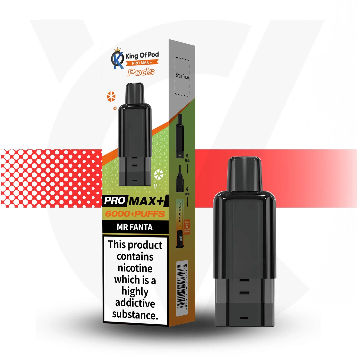 King Of Pod Pro Max 6000 Prefilled Pods