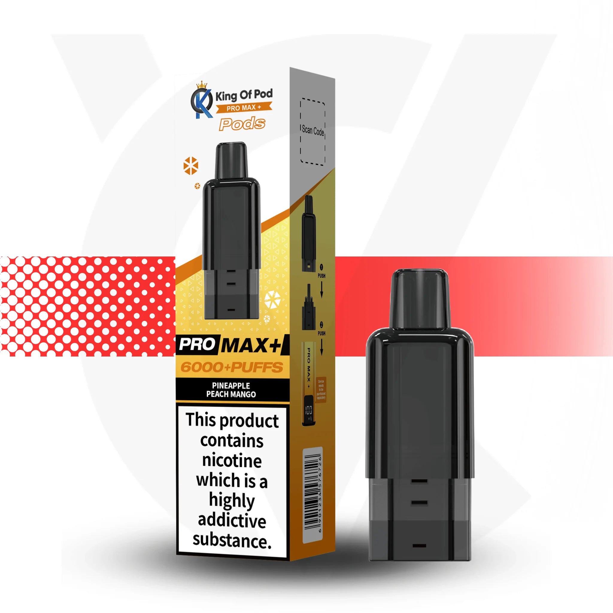 King Of Pod Pro Max 6000 Prefilled Pods