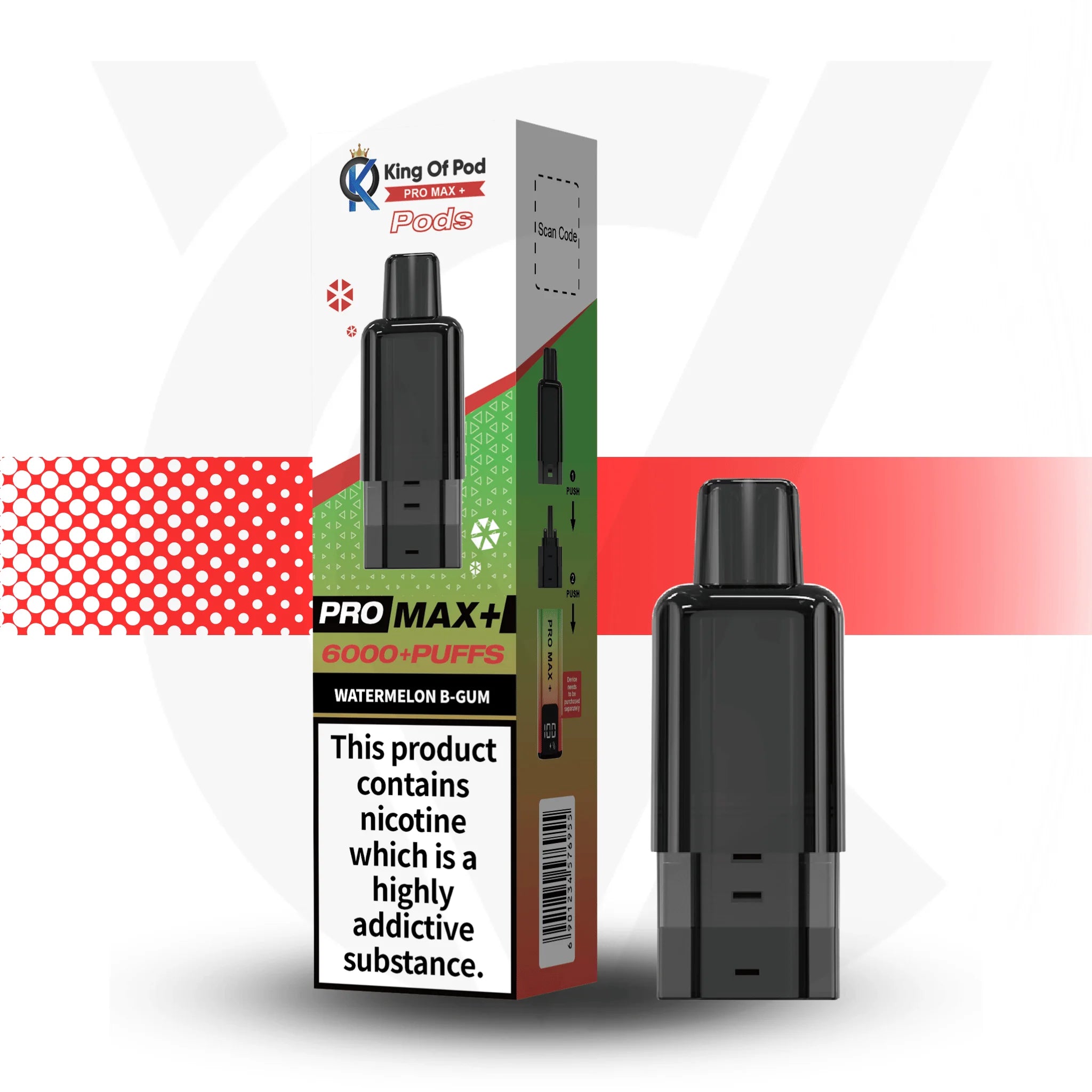 King Of Pod Pro Max 6000 Prefilled Pods