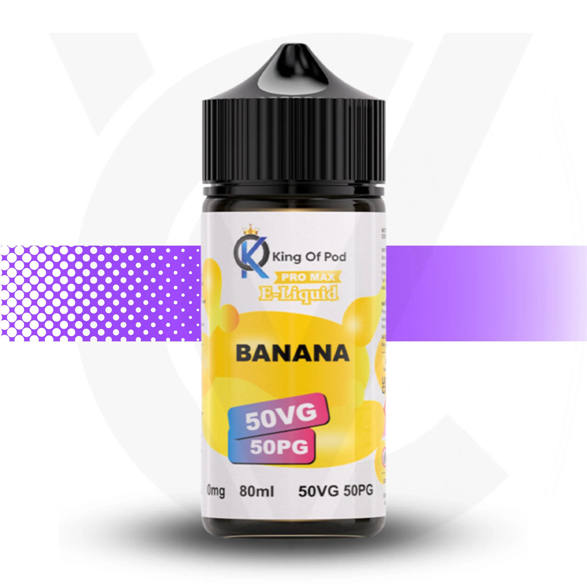 E-liquid bottle labeled &