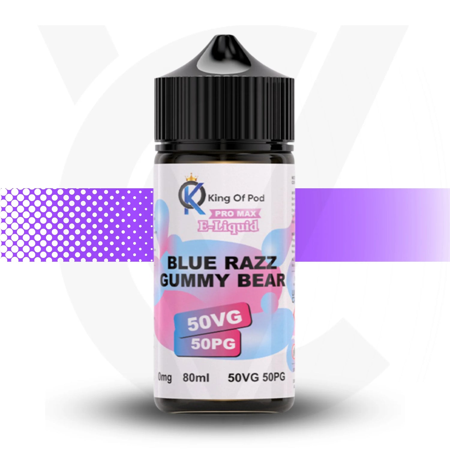 E-liquid bottle labeled &