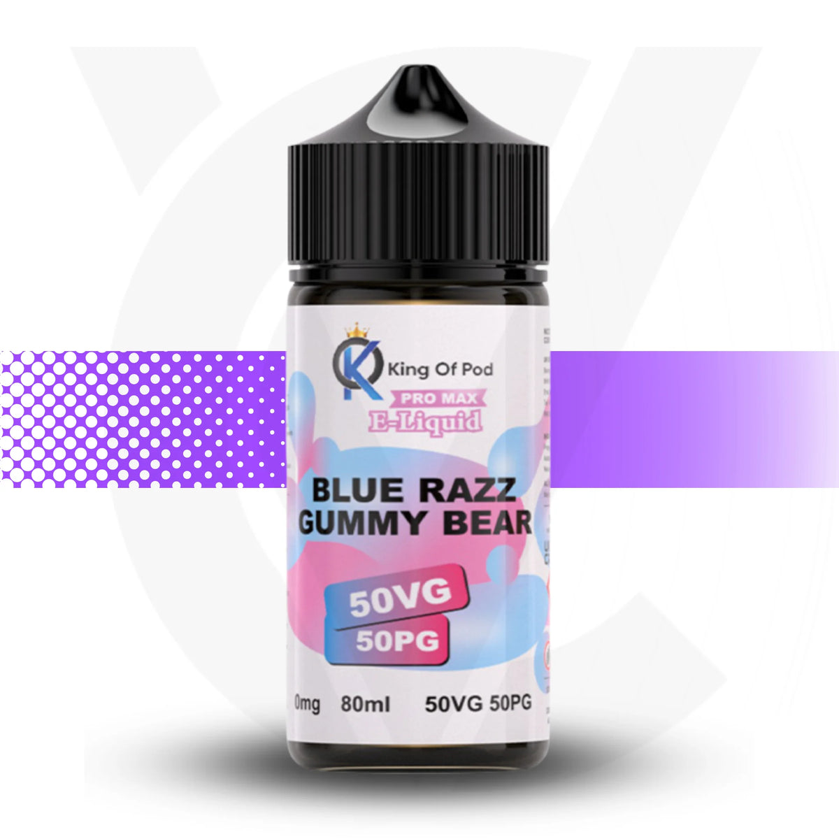 E-liquid bottle labeled &