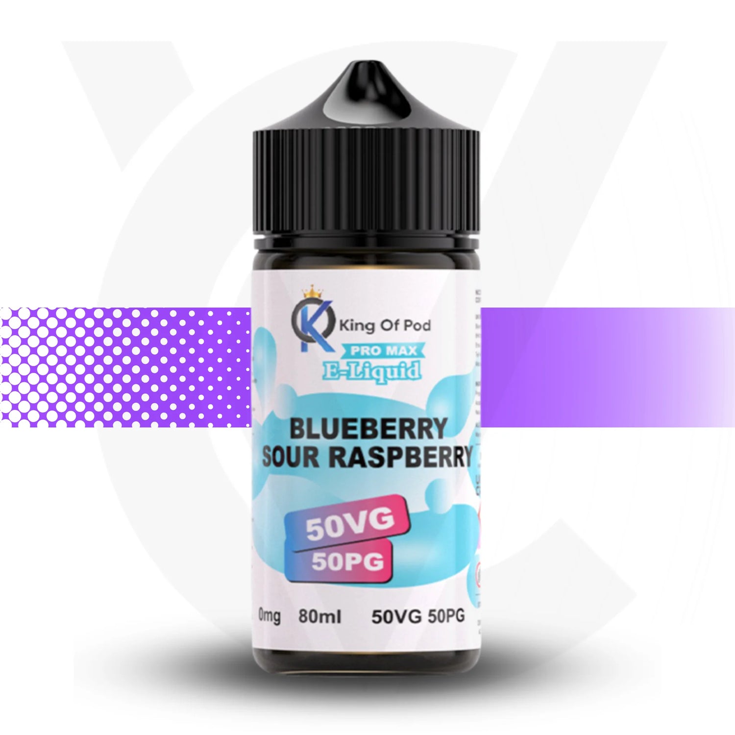 E-liquid bottle labeled &