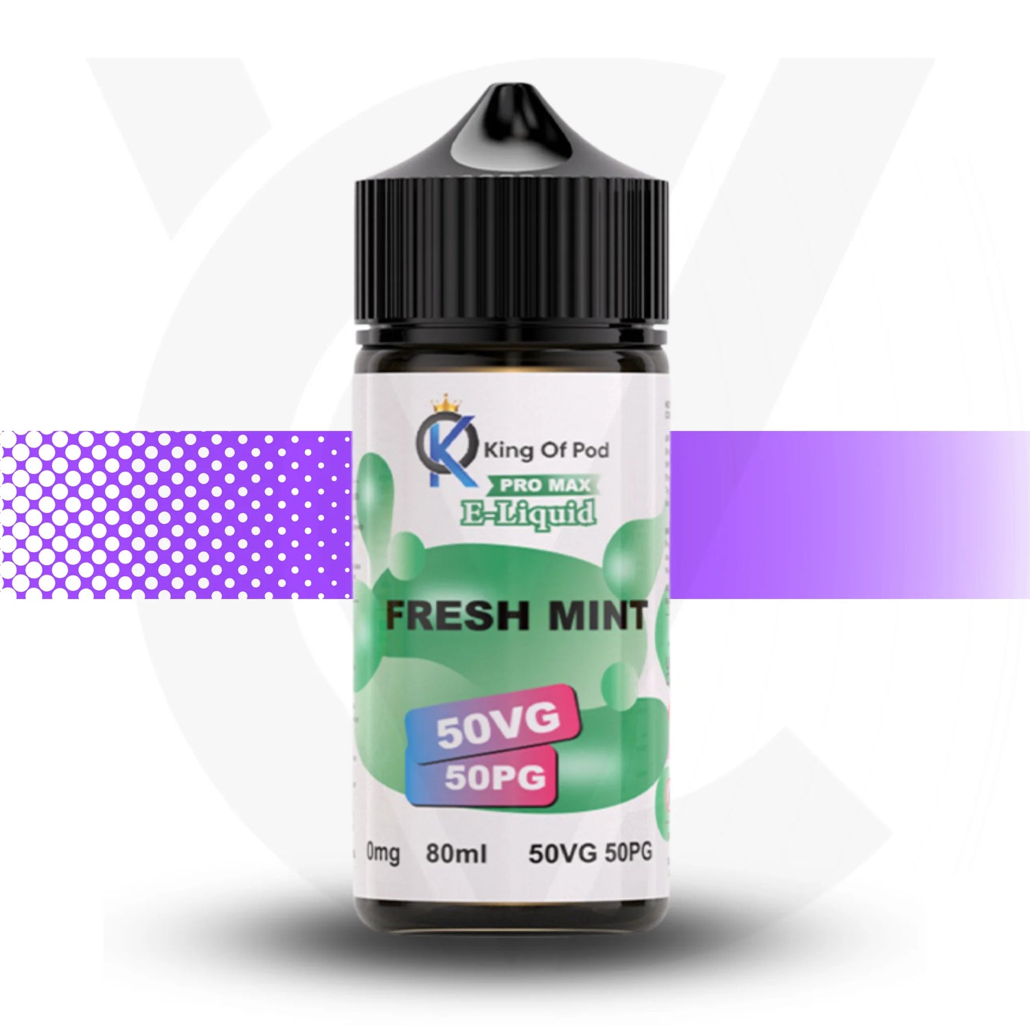 E-liquid bottle labeled &