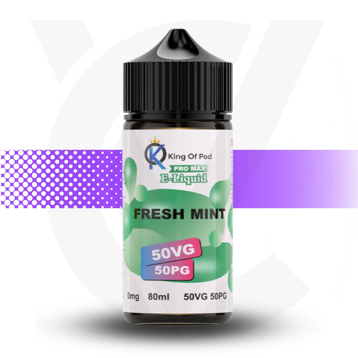 E-liquid bottle labeled &