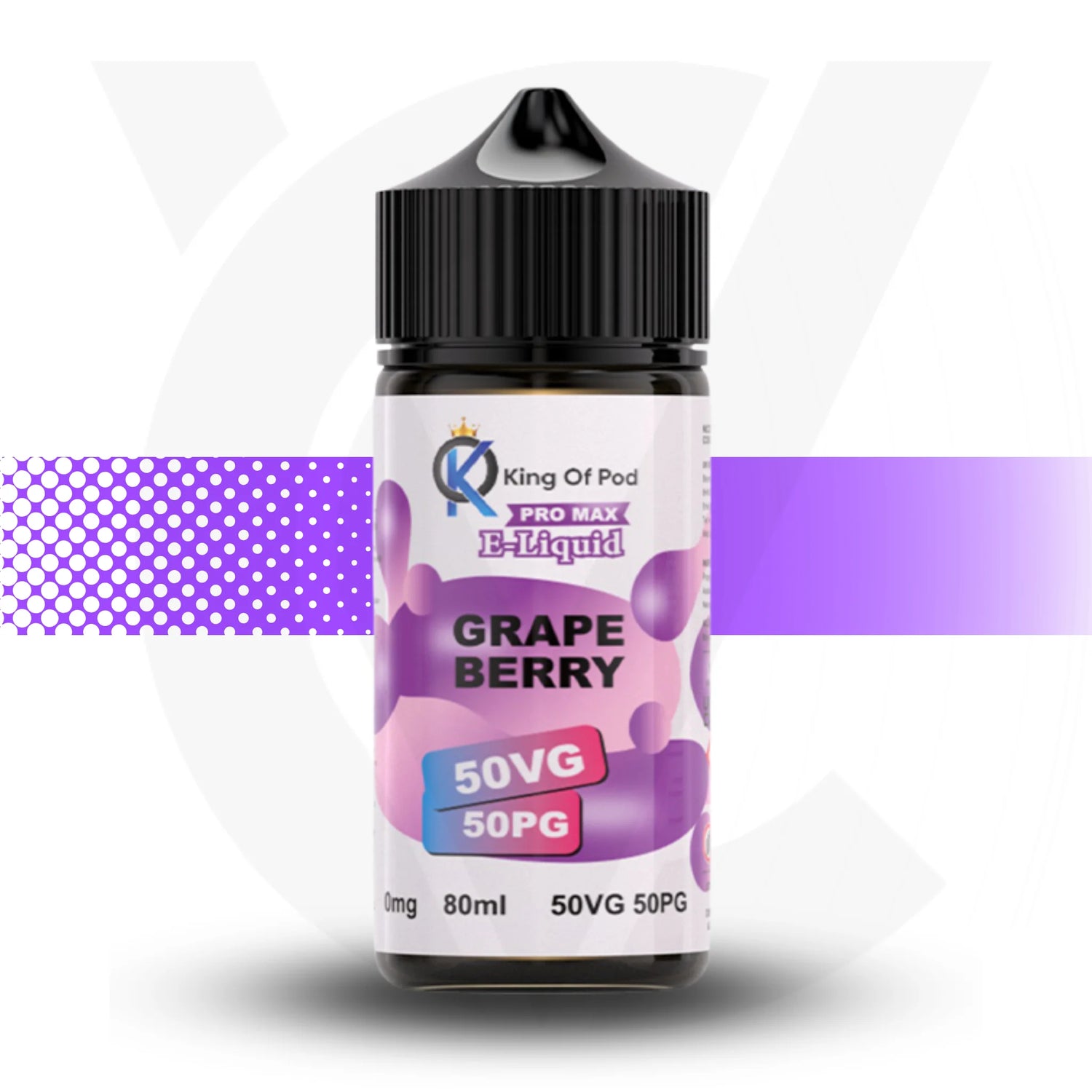 E-liquid bottle labeled &