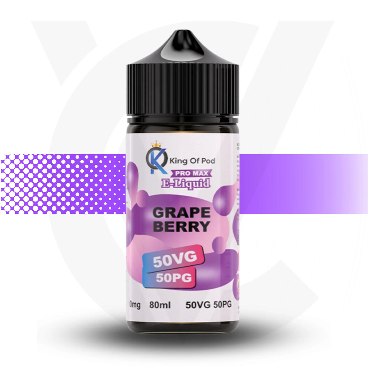 E-liquid bottle labeled &