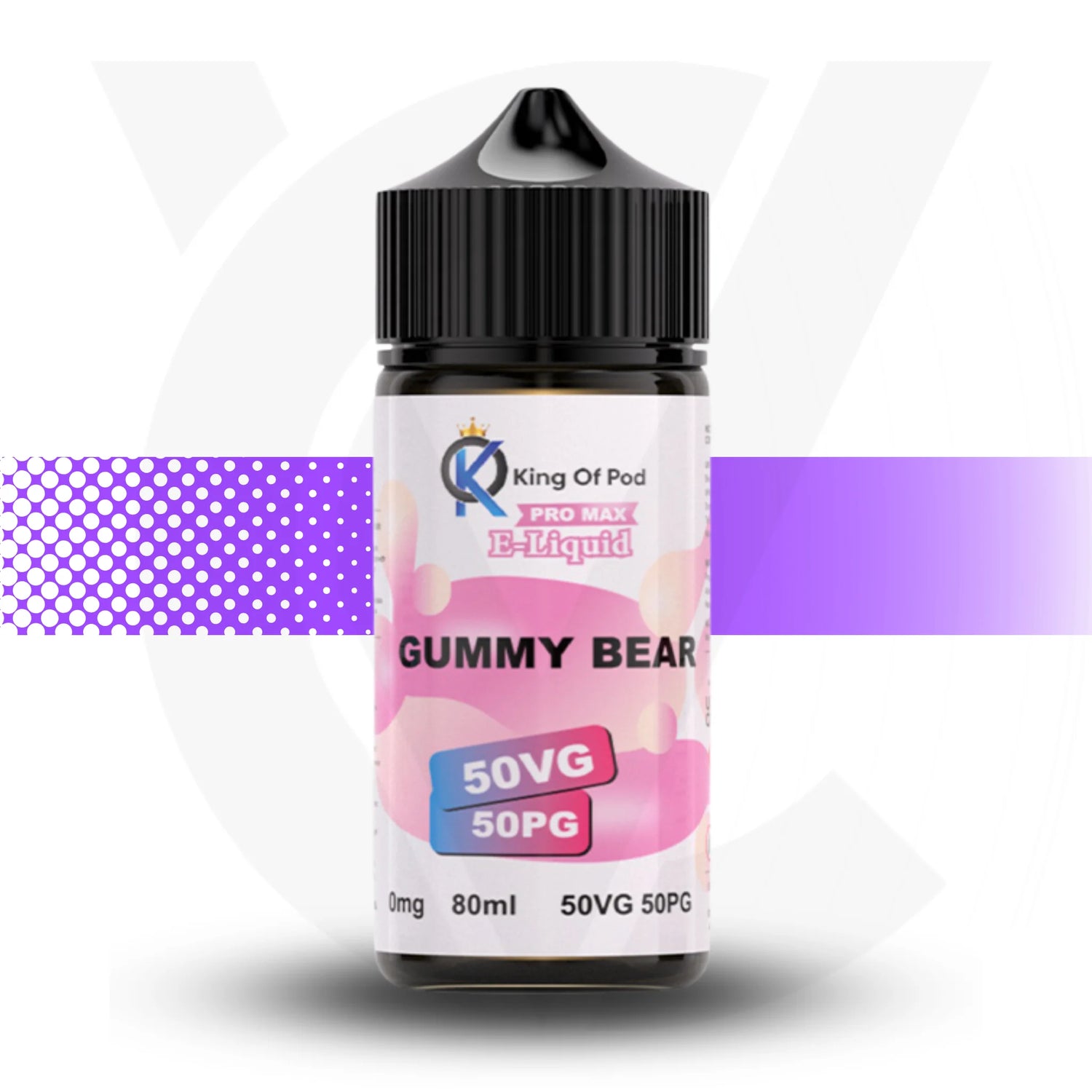 E-liquid bottle labeled &
