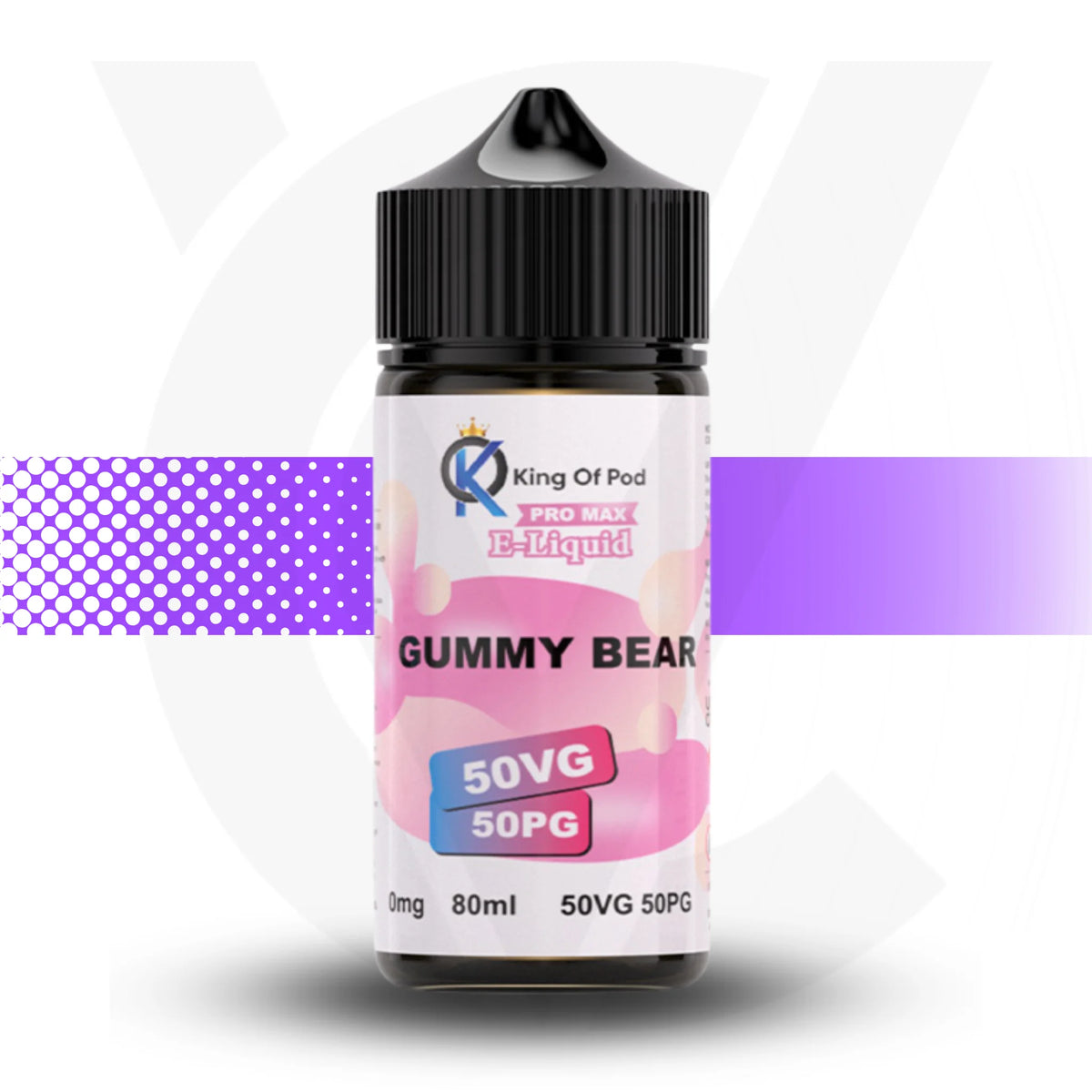 E-liquid bottle labeled &