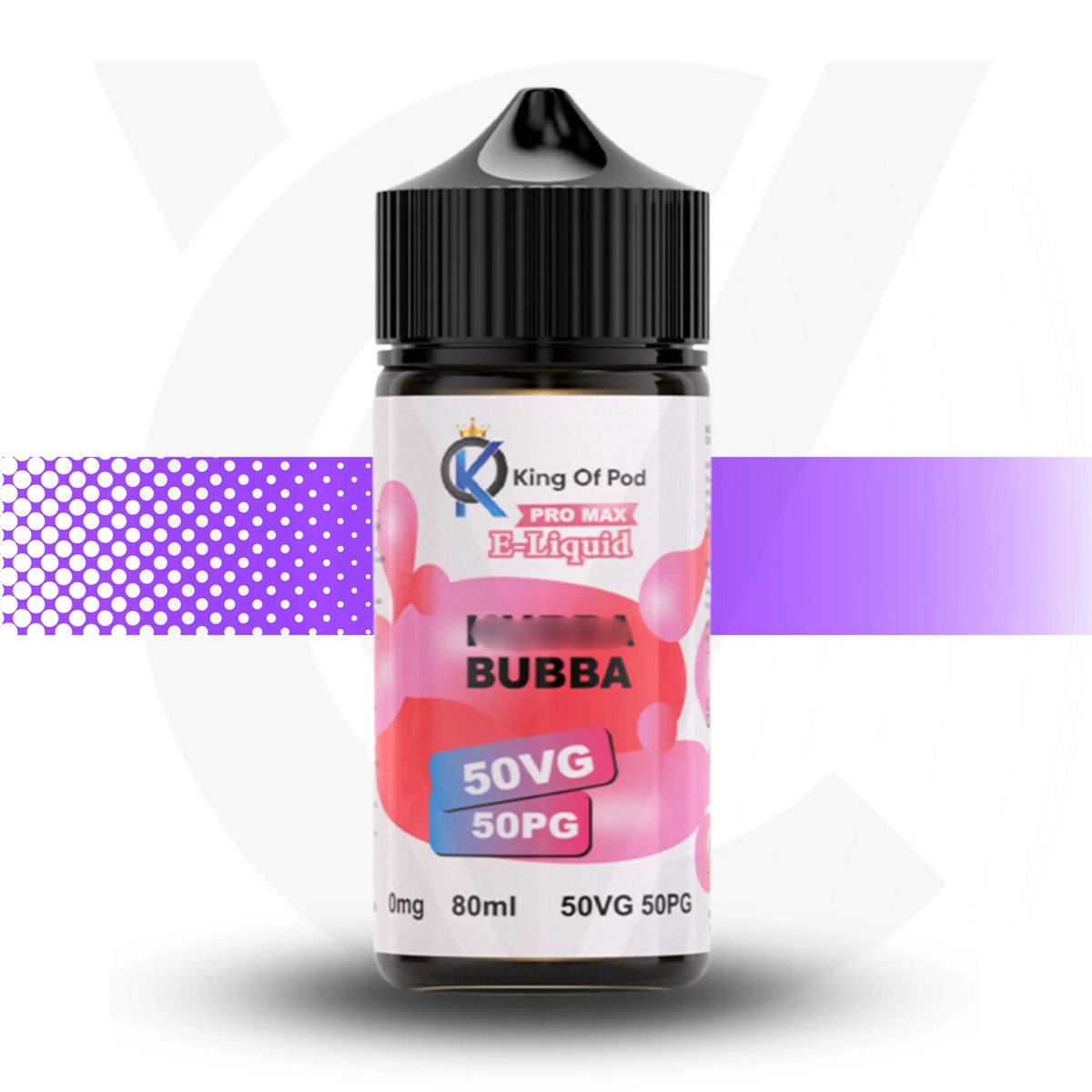 E-liquid bottle labeled &