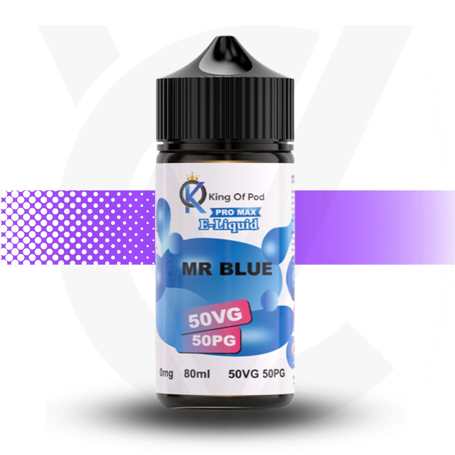 E-liquid bottle labeled &