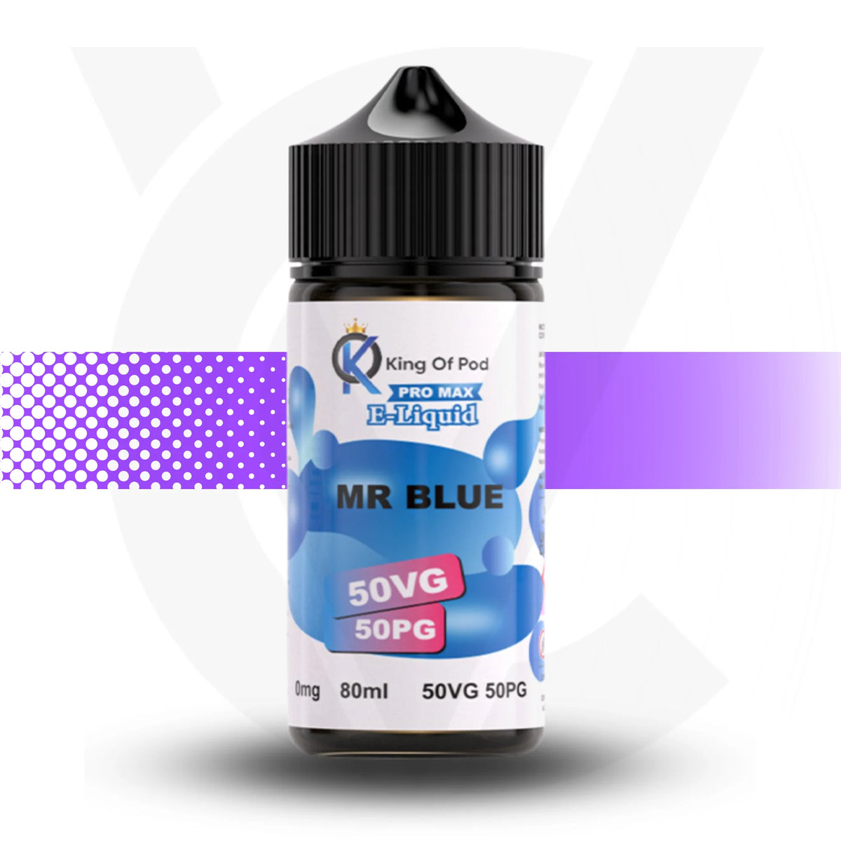 E-liquid bottle labeled &