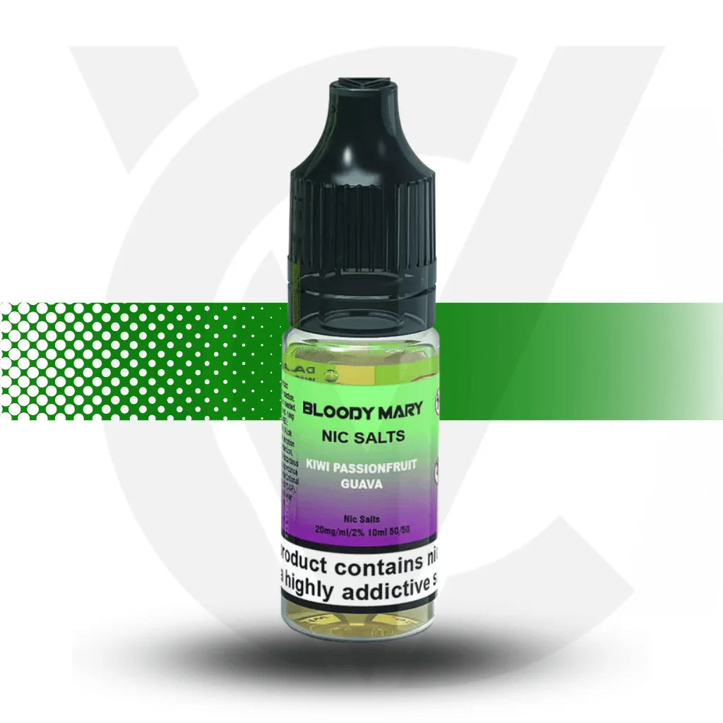 Bloody Mary Nic Salt E-Liquid 10MG 10ml - Kiwi Passionfruit Guava - Cloud Vapez UK