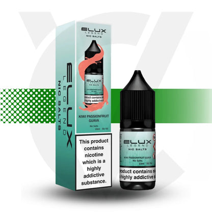 Elux Legend Nic Salt E-Liquid 10ml 10MG - Kiwi Passionfruit Guava - Cloud Vapez UK