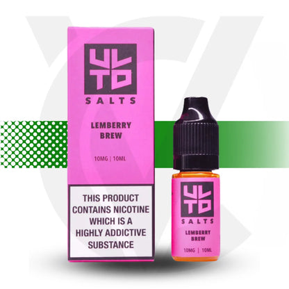 Ultd Nicotine Salts E-Liquid 10ml 10MG - Lemberry Brew - Cloud Vapez UK