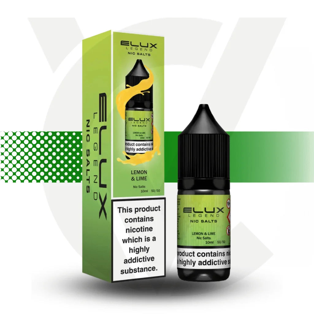 Elux Legend Nic Salt E-Liquid 10ml 10MG - Lemon Lime - Cloud Vapez UK