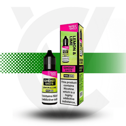 Lemon Lime Vapes Bars Ghost Salt - Nic Salts 10MG 10ml - Cloud Vapez UK