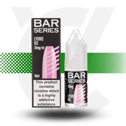 Bar Series Lychee Ice 10mg Nic Salt in a 10ml bottle - Cloud Vapez UK