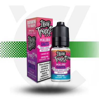 Doozy Tropix Nicotine Salts E-Liquid 10ml 10MG - Malibu - Cloud Vapez UK