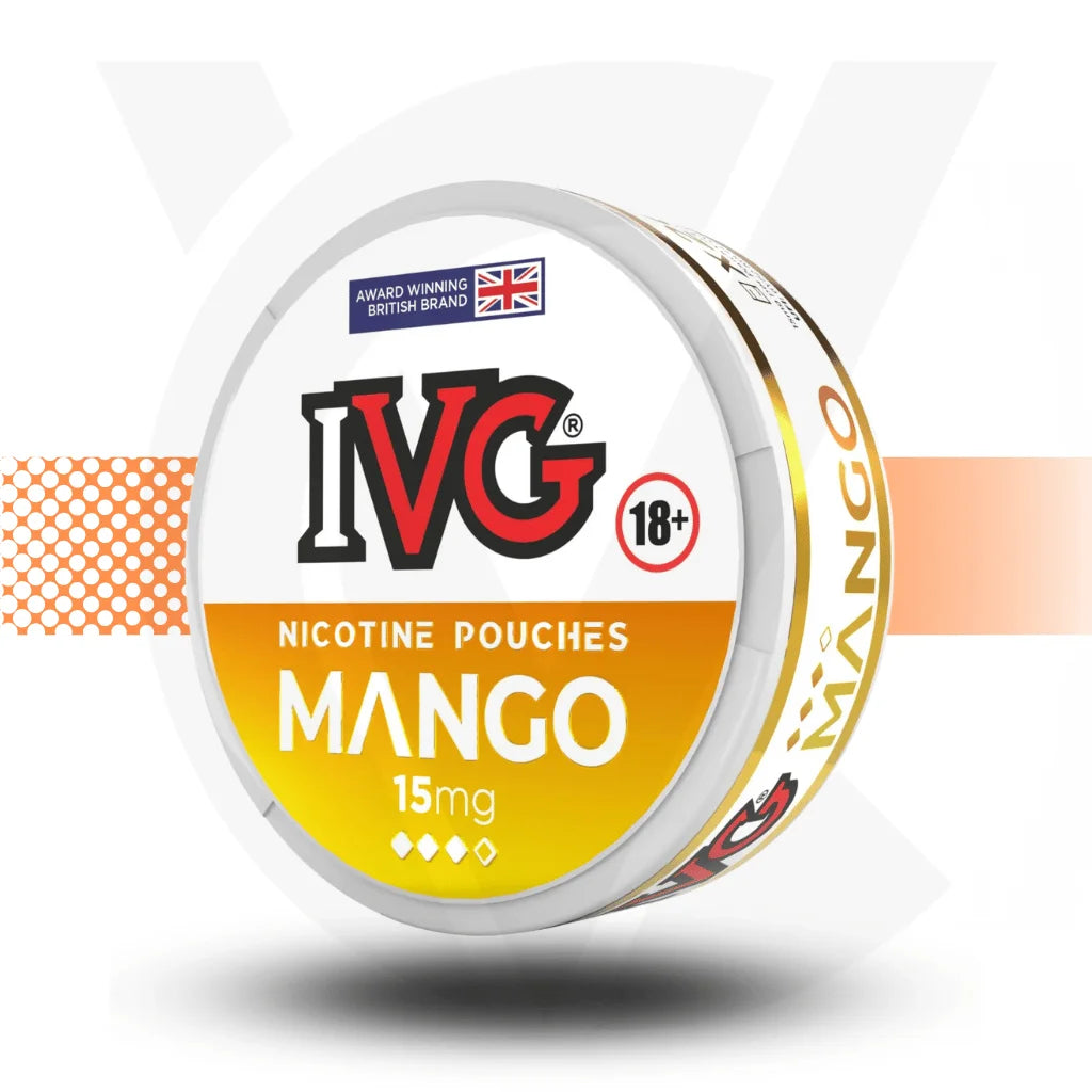 IVG Nicotine Pouches Snus No Tobacco Nicopods - Mango - Cloud Vapez UK