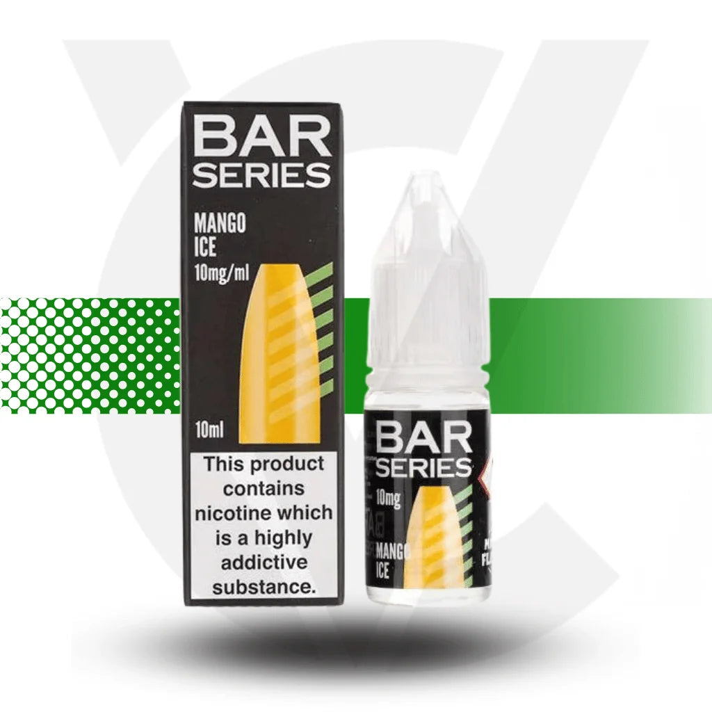 Bar Series Mango Ice 10mg Nic Salt in a 10ml bottle - Cloud Vapez UK