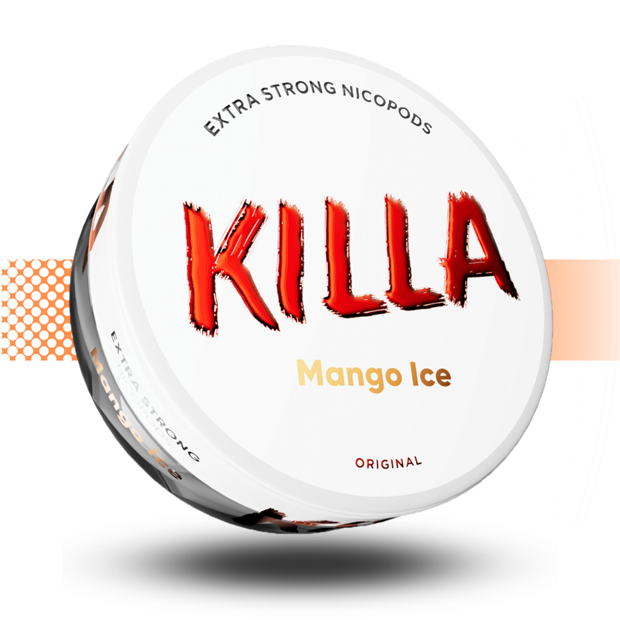 Killa Nicotine Pouches Snus No Tobacco Nicopods - Mango Ice 13.2mg - Cloud Vapez UK