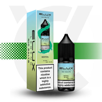 Elux Legend Nic Salt E-Liquid 10ml 10MG - Menthol - Cloud Vapez UK