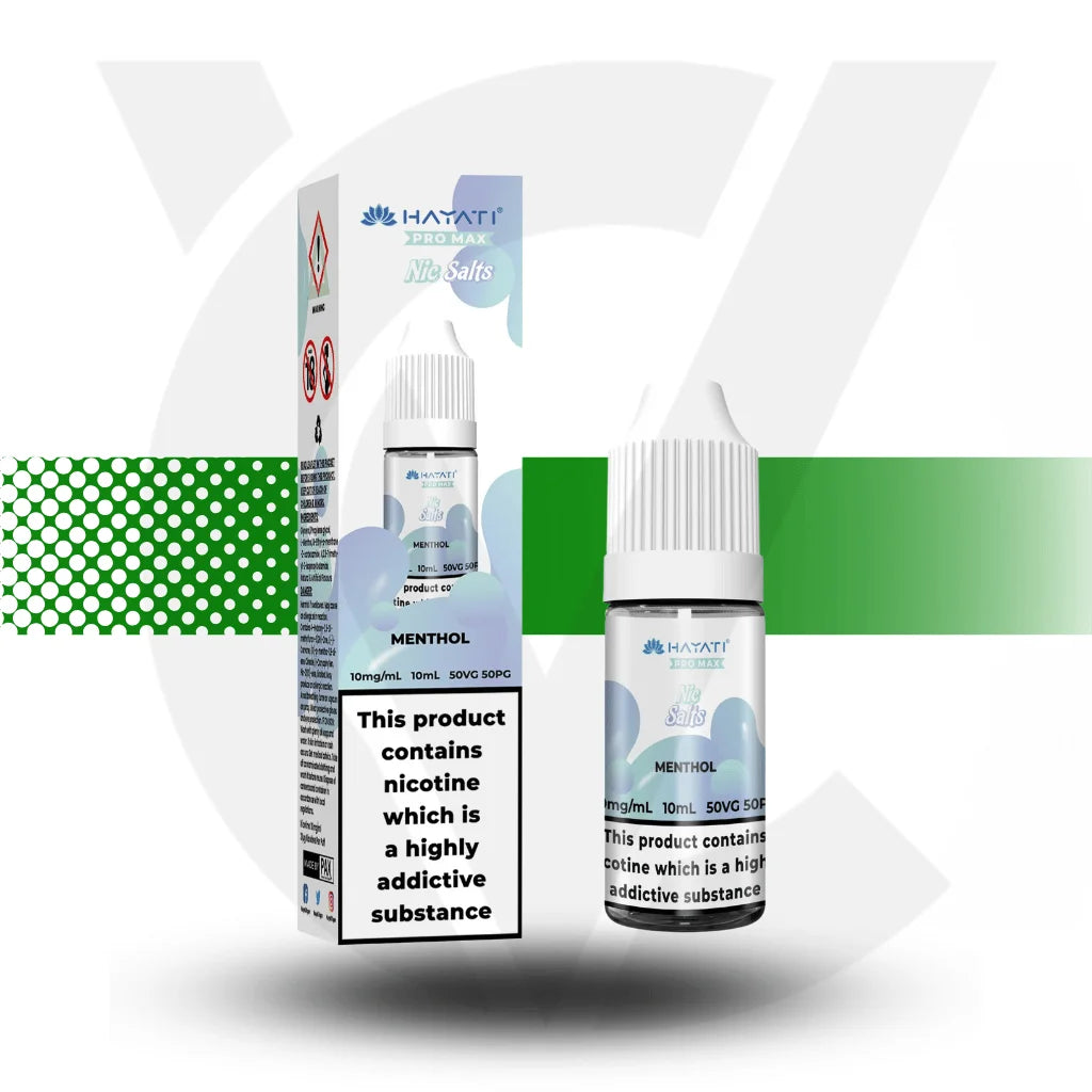 Hayati Pro Max Nic Salts E-Liquid 10ml 10MG - Menthol - Cloud Vapez UK 