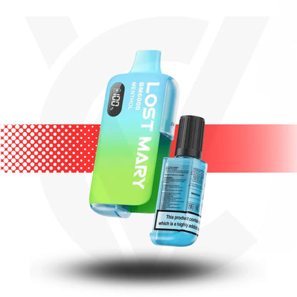 Lost Mary BM6000 Disposable Rechargeable Vape Kit  - Menthol - Cloud Vapez UK