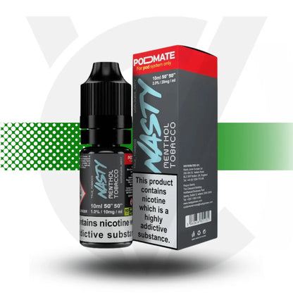 Nasty Podmate Nicotine Salt E-Liquid 10ml 10MG - Menthol Tobacco - Cloud Vapez UK