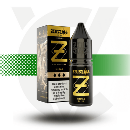 Zeus Juice Nicotine Salts E-Liquid 10ml 10MG - Midas - Cloud Vapez UK